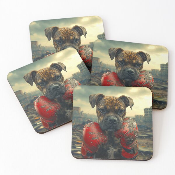 Item preview, Dog boxing at the Olympic games designed and sold by lylange.