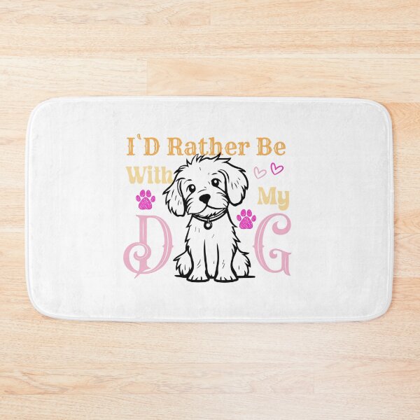 Item preview, I`D Rather Be with My Dog - Valentine Boys, Girls, Kids Dog Lovers designed and sold by Raise2Shine.