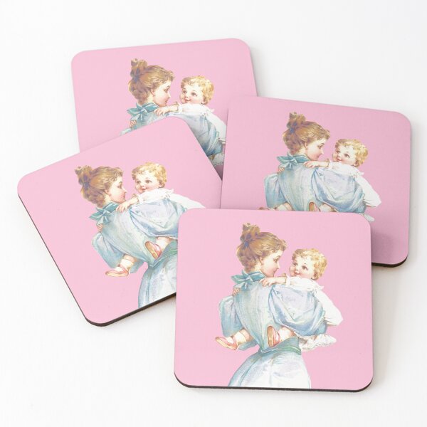 Item preview, Victorian mother & baby (pink) designed and sold by creativecaileigh.