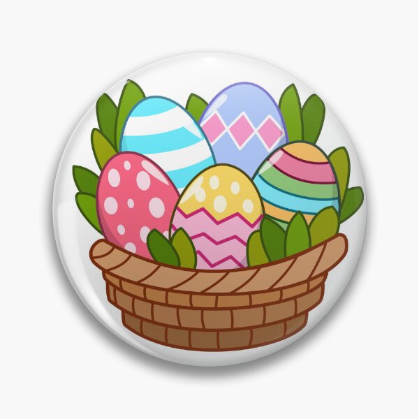 Item preview, Easter Basket with Eggs designed and sold by WildGuess5.