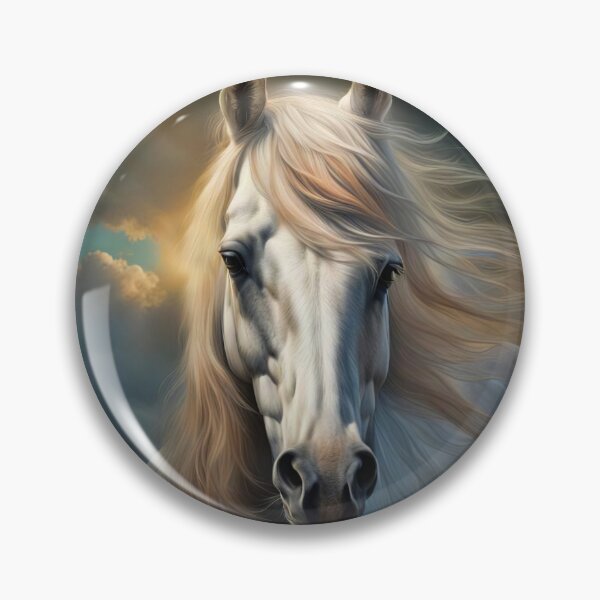 Item preview, Beautiful Horse Long Mane Windswept designed and sold by Stephanie Laird.