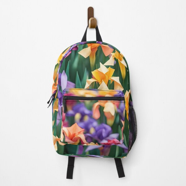 Item preview, Origami Art - Canvas of Iris Dreams: A Spectrum of Nature's Hues designed and sold by ArtfulFolds.