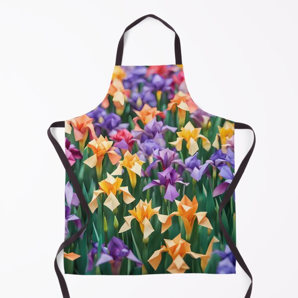 Item preview, Origami Art - Canvas of Iris Dreams: A Spectrum of Nature's Hues designed and sold by ArtfulFolds.