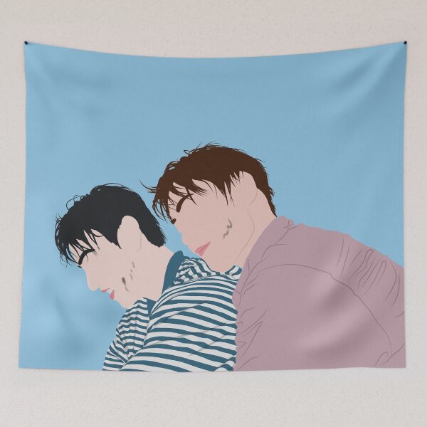 Item preview, Myungha and Yeowoon happy at the beach | love for love's sake designed and sold by Pinu92.