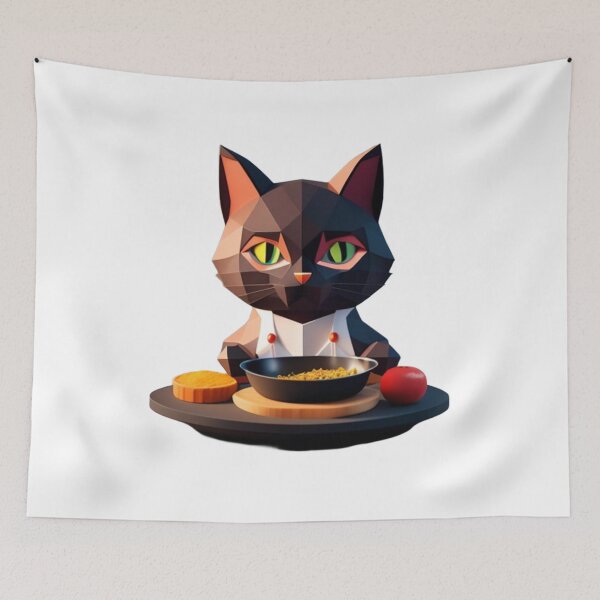 Item preview, cooking cat  designed and sold by FilipJankesoo.