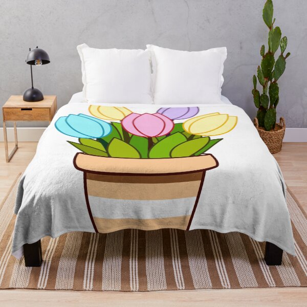 Item preview, Flower Pot with Tulips designed and sold by WildGuess5.