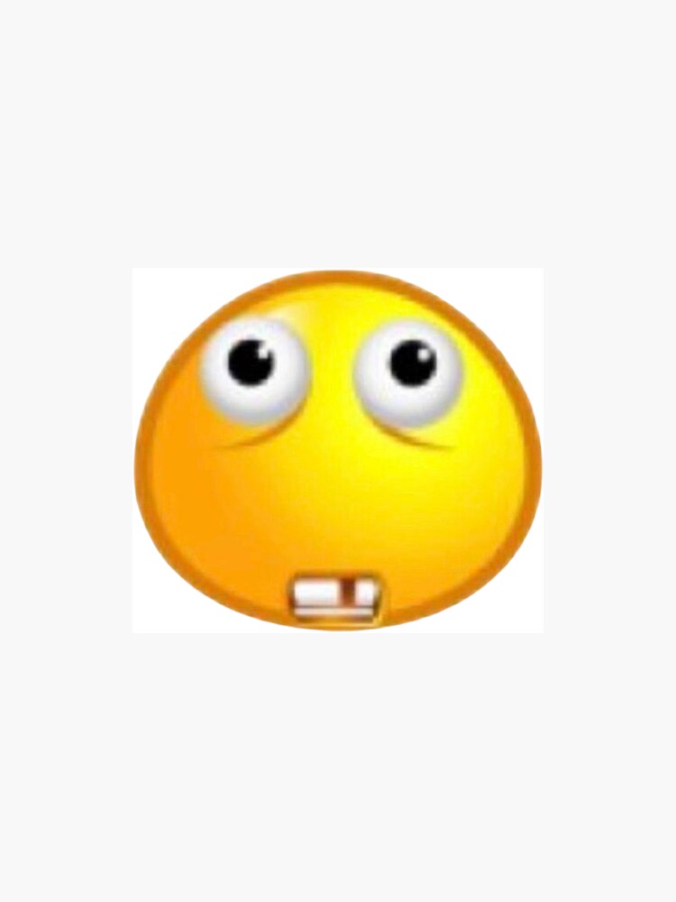 cursed distraught emoji emoge Magnet