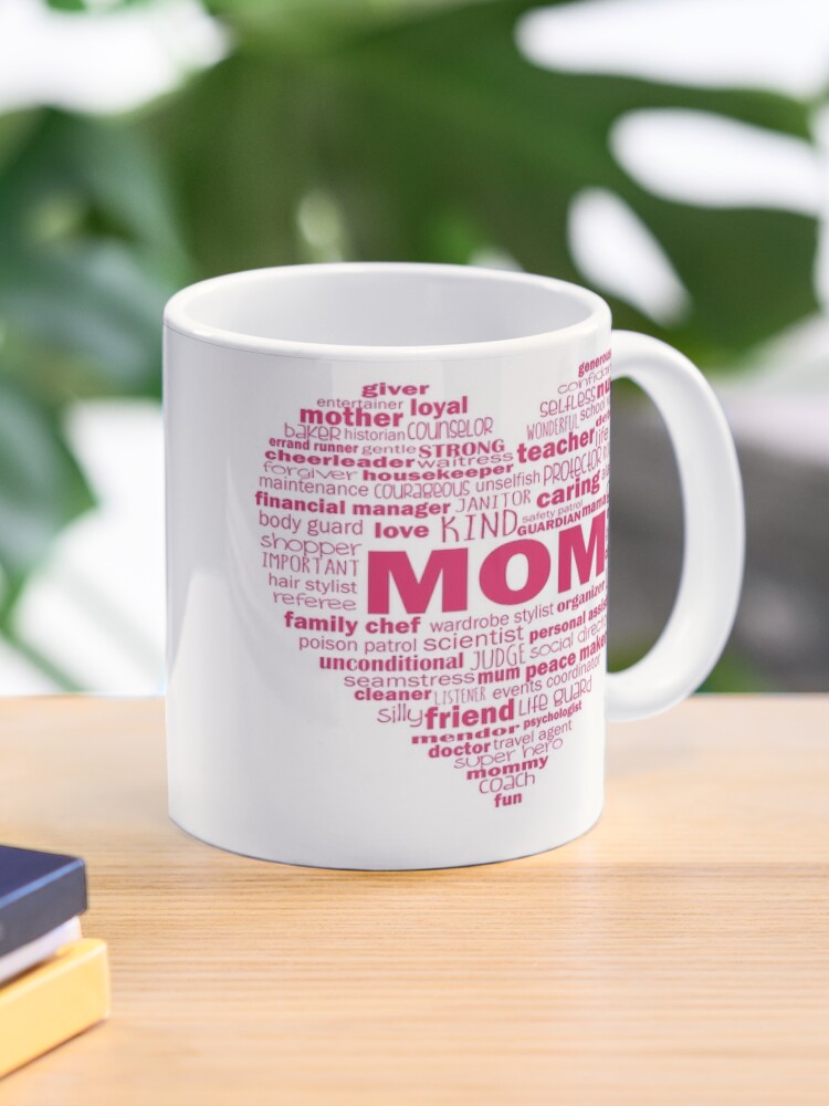 Mom Heart Mug