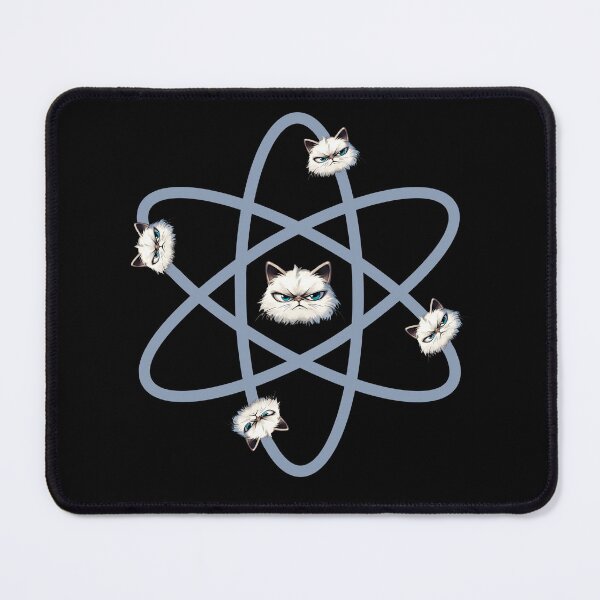 Item preview, Angry Cat Atom Element Physics Science Cation designed and sold by wowwowmeow.