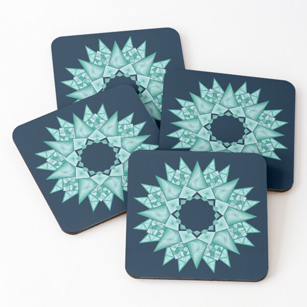 Item preview, Light Blue Spiked Starburst designed and sold by DHTDesigns.