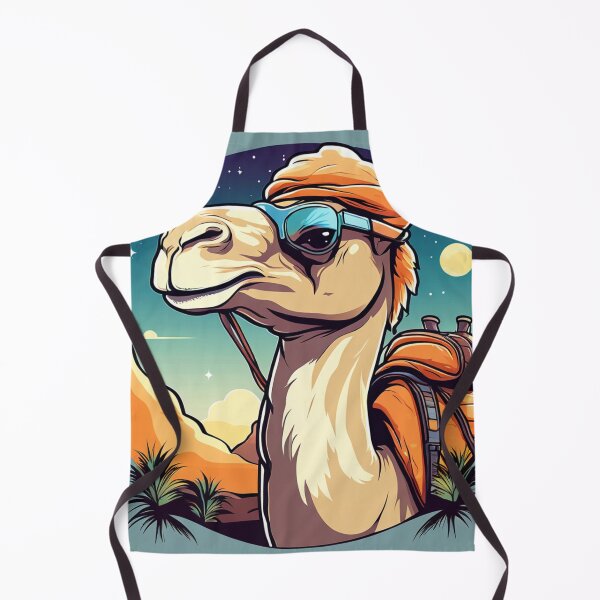 Item preview, Desert Wanderlust: Camel Explorer Sticker designed and sold by Eandbeyond.
