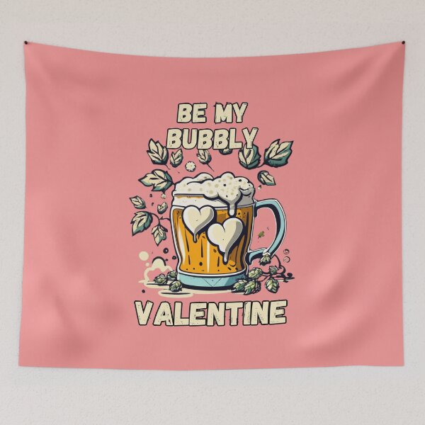 Item preview, Valentines gift for beer lovers Be my bubbly valentine designed and sold by Meandmyshop.