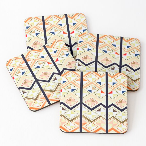 Item preview, Preppy pastel modern African tribal geometrical design. designed and sold by Meteryards.
