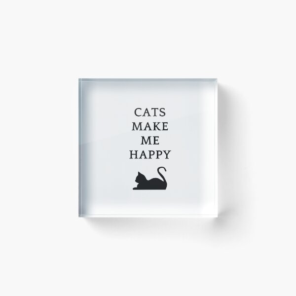 Item preview, Cats makes me happy T Shirt designed and sold by OwersoDesign.
