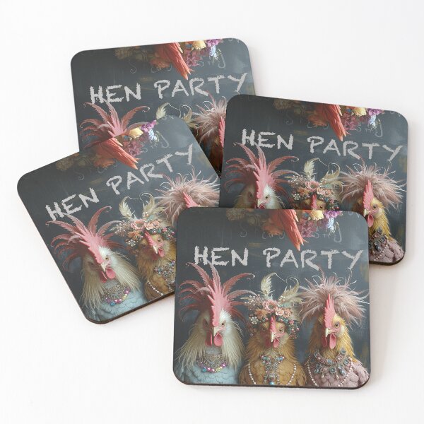 Item preview, Two or More is a Party. A Hen Party! designed and sold by Cleverist1.