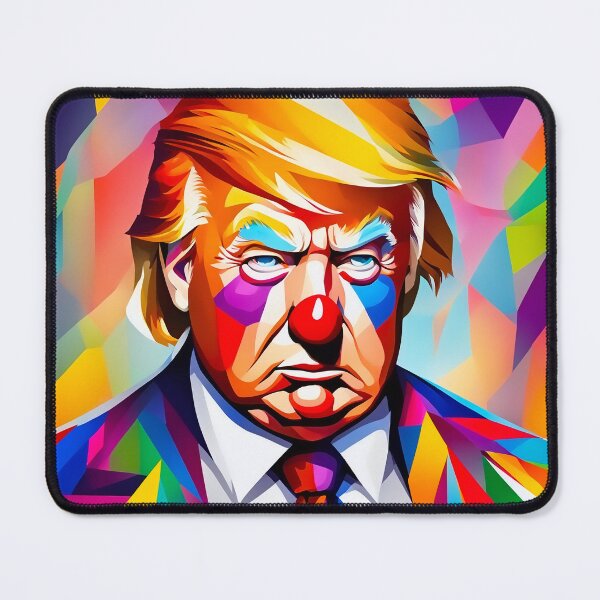 Item preview, Trump Clown Abstract Anti Trump Art designed and sold by kakarikihill.