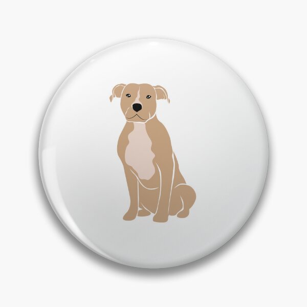 Item preview, Pitbull Cute Tan Puppy Dog Face Sweet Pose Digital Art  designed and sold by GSDDESIGNMERCH.