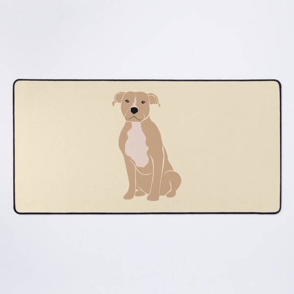 Item preview, Pitbull Cute Tan Puppy Dog Face Sweet Pose Digital Art designed and sold by GSDDESIGNMERCH.