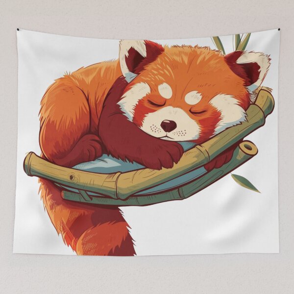 Item preview, Red Panda Nap Time designed and sold by GoverArt.