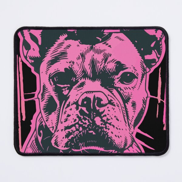Item preview, I Am Punk - Funny Pink Punk Mohawk Pitbull Colorful Vivid Neon designed and sold by PrintShangri-La.