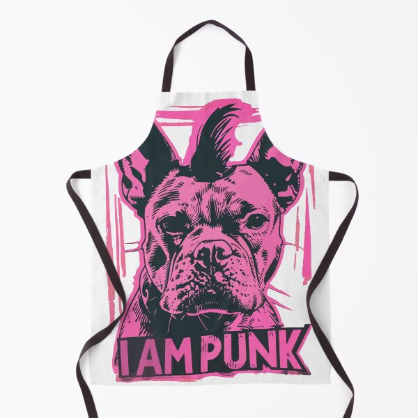 Item preview, I Am Punk - Funny Pink Punk Mohawk Pitbull Colorful Vivid Neon designed and sold by PrintShangri-La.