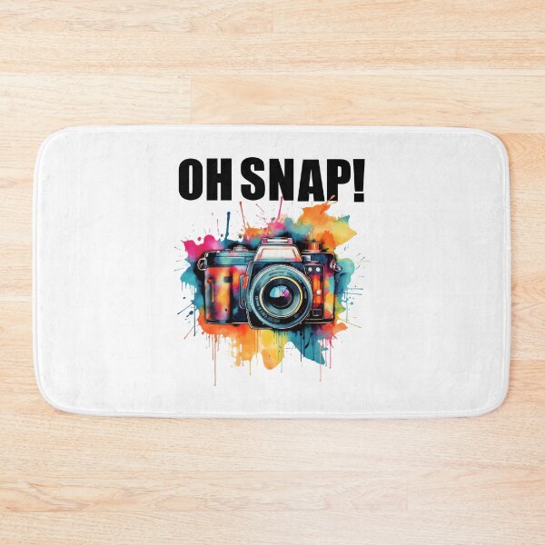 Item preview, Oh Snap!  Watercolor Camera Photography Lover Enthusiast designed and sold by Gsallicat.