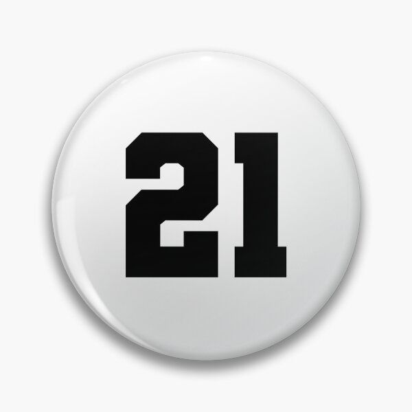 Item preview, 21, twenty one, black, soccer league designed and sold by Numbers-Art.