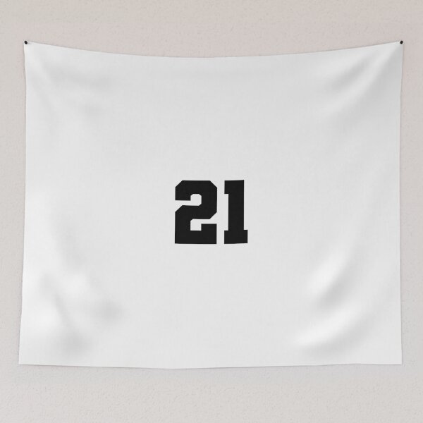 Item preview, 21, twenty one, black, soccer league designed and sold by Numbers-Art.