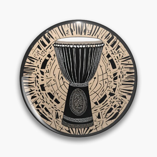 Item preview, Djembe On a Wooden Background designed and sold by curledup-cat.