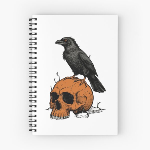 Item preview, Black Crow Raven Skull Occult Gothic designed and sold by EanayarDesigns.