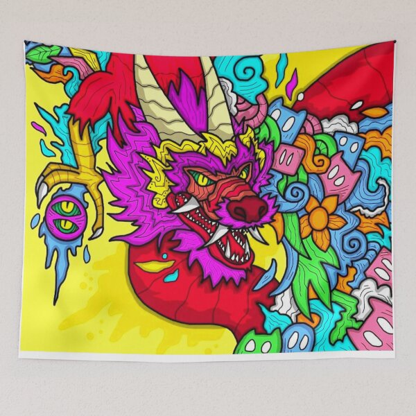 Item preview, Dragon attack designed and sold by Aiyinyangart.
