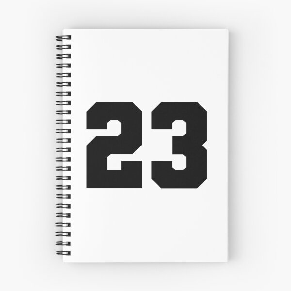 Artikelvorschau, 23, dreiundzwanzig, schwarz, Fußballliga entworfen und verkauft von Numbers-Art.