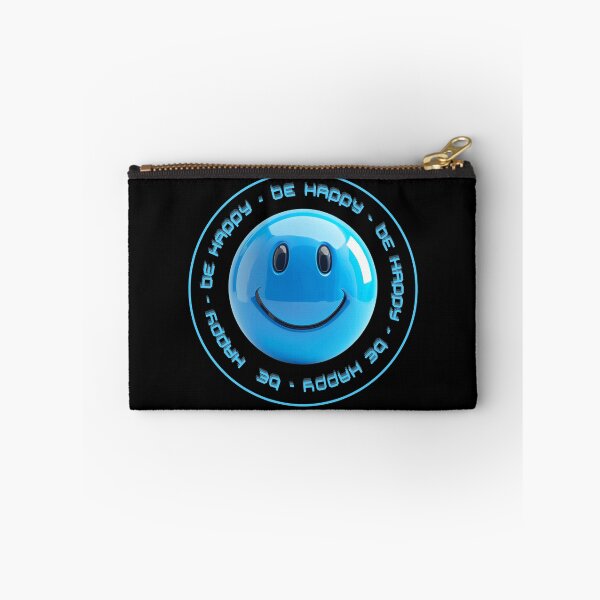 Item preview, Be happy - vivid blue emoticon designed and sold by silent-violin.
