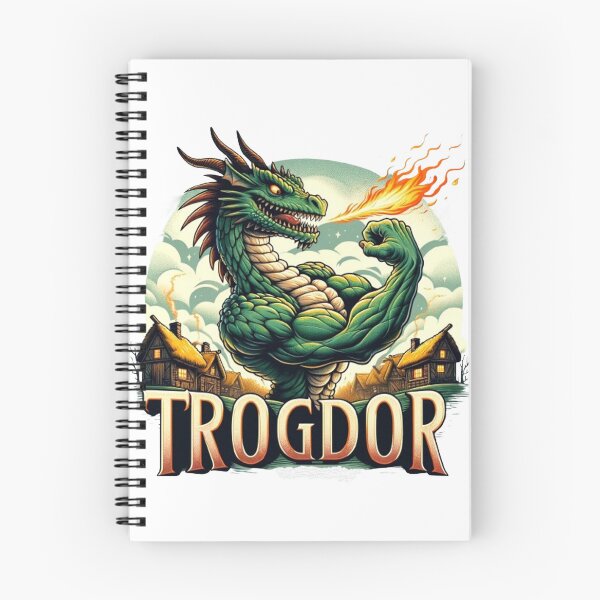 Item preview, Trogdor the Burninator - Fiery Dragon of Myth Artwork designed and sold by Funnydesign4u.