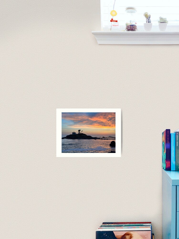 Thumbnail 2 of 3, Art Print, Battery Point Lighthouse, California designed and sold by Benpa.