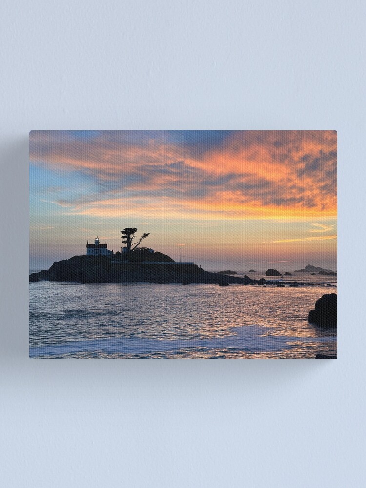 Thumbnail 2 of 3, Canvas Print, Battery Point Lighthouse, California designed and sold by Benpa.