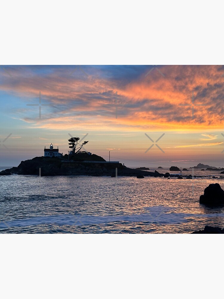 Thumbnail 3 of 3, Poster, Battery Point Lighthouse, California designed and sold by Benpa.
