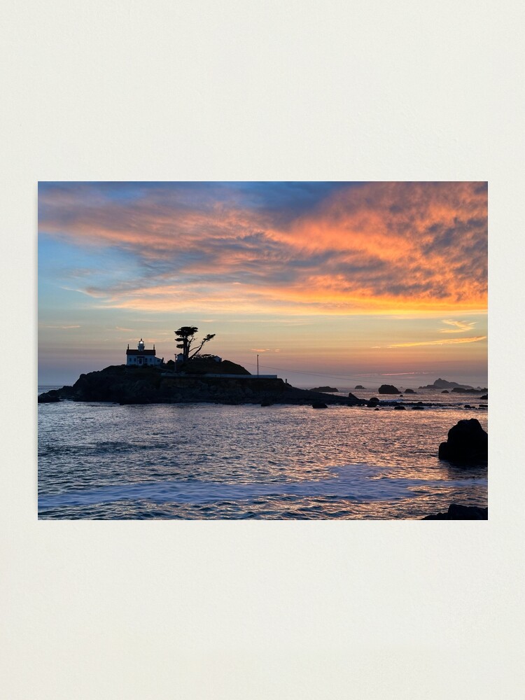 Thumbnail 2 of 3, Photographic Print, Battery Point Lighthouse, California designed and sold by Benpa.
