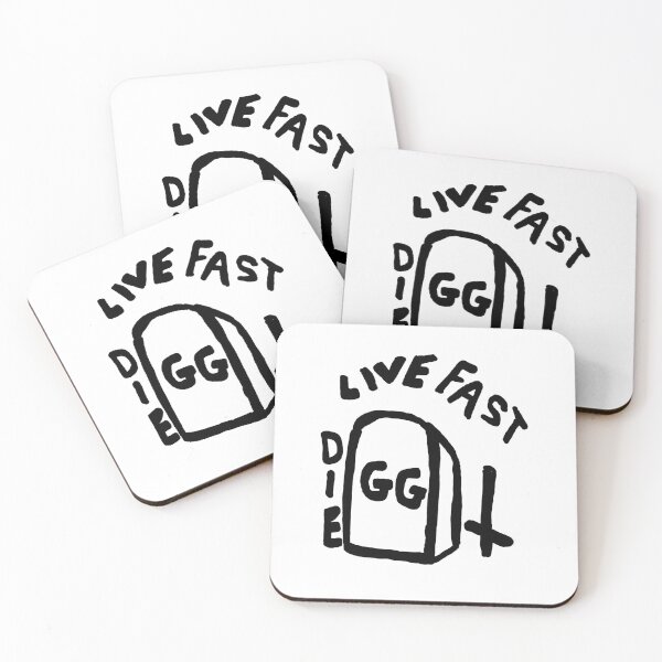 Item preview, Live Fast Die designed and sold by TV-PUNK.