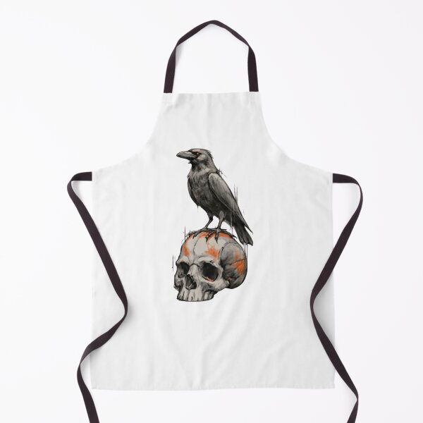 Item preview, Black Crow Raven Skull Occult Gothic designed and sold by EanayarDesigns.