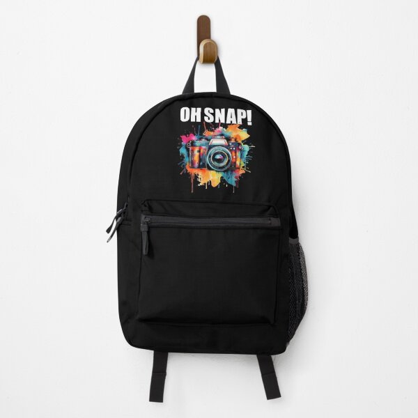 Item preview, Oh Snap!  Watercolor Camera Photography Lover Enthusiast (Black) designed and sold by Gsallicat.