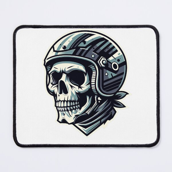 Item preview, Skull rider with cool helmet designed and sold by DeathRiders.