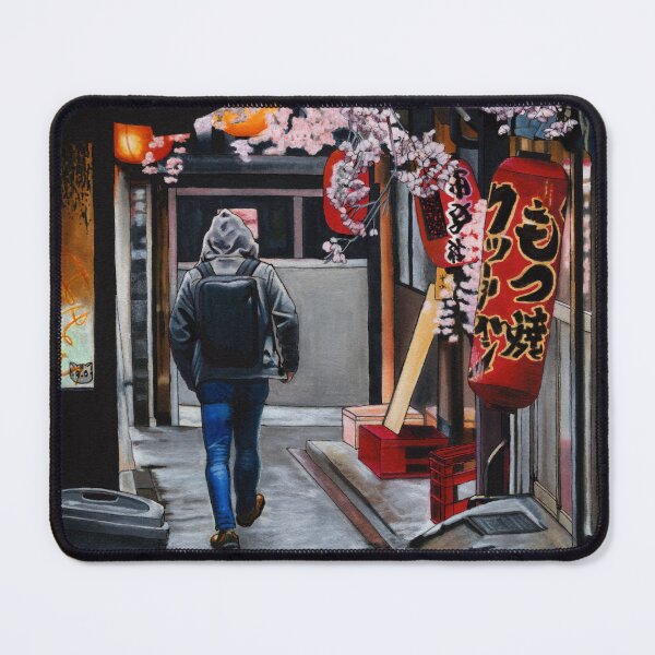 Item preview, Tokyo Laneway in Spring designed and sold by ErinNicholls.