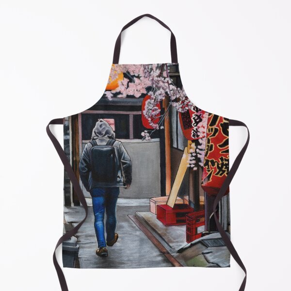 Item preview, Tokyo Laneway in Spring designed and sold by ErinNicholls.