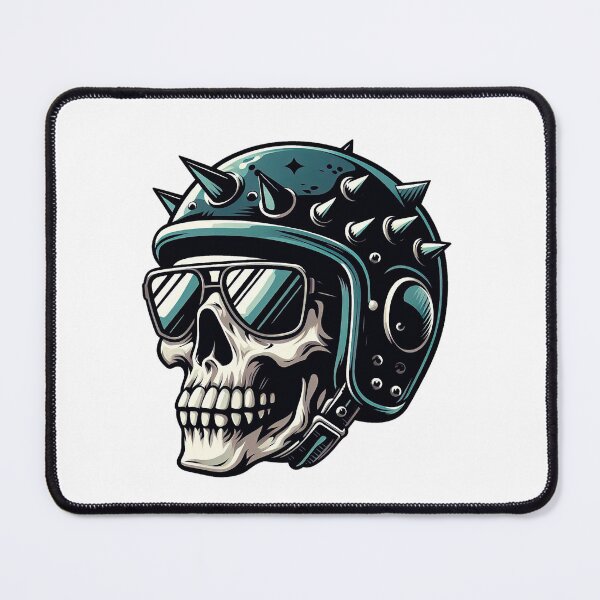 Item preview, Skull rider with spike helmet 2 designed and sold by DeathRiders.