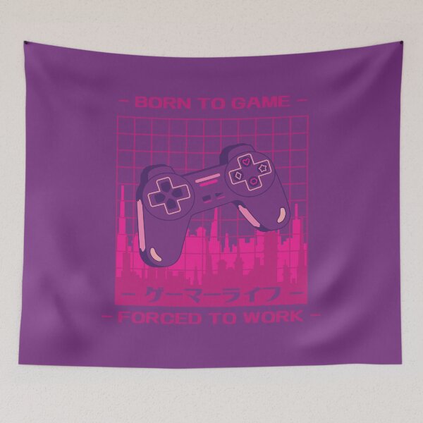 Item preview, Born to Game, Forced to Work designed and sold by trossi.