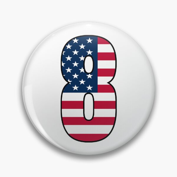 Item preview, Number 8 Star Spangled Banner designed and sold by lachataigne.