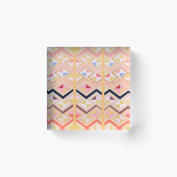 Item preview, Geometrical designs in tribal pastel African style. designed and sold by Meteryards.