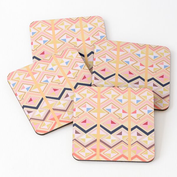 Item preview, Geometrical designs in tribal pastel African style. designed and sold by Meteryards.