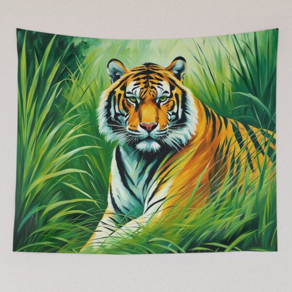 Item preview, Tiger  In Grass designed and sold by Gabriela McDaniel.